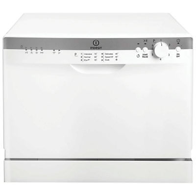 Indesit ICD661 Compact Dishwasher, White Indesit ICD661 Compact Dishwasher, White